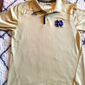 Mens L ND climafit polo shirt